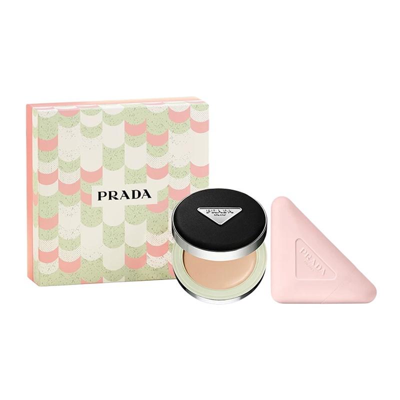 Prada Hand Cream Cushion Makeup Set Limited Gift Box Moisturizing + Two-piece set: #LN10 natural white air cushion 12g + milky woody hand cream 50ml
