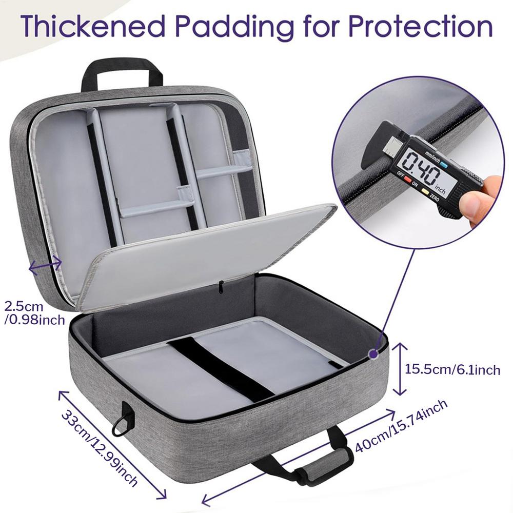 

Audio Mixer Bag Large Recording Equipment Bag DJ Mixer Protective Bag Compact Audio DJ Mixer Case with Adjustable Storage Sound