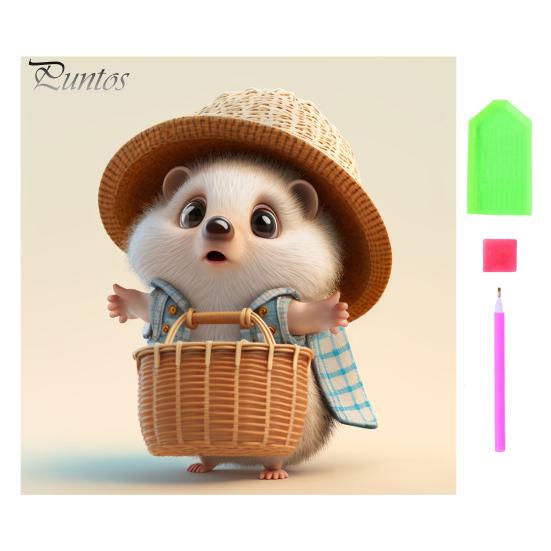 

1 комплект, мультяшная картина со стразами и животными, инструменты для сверления на холсте, красочные горный хрусталь 5D, полная дрель, сделай сам, поделки, горный хрусталь, художественный комплект для рисования E