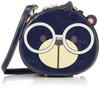 ARROWS & Company Ltd. CREAM Bear Face Round Bag, Women's, 6R222C-1127, Navy