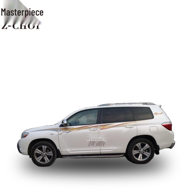 09-14 Highlander Karosseriefarben Streifen: Personalisierte Nadelstreifen & Taillenlinie Autoaufkleber