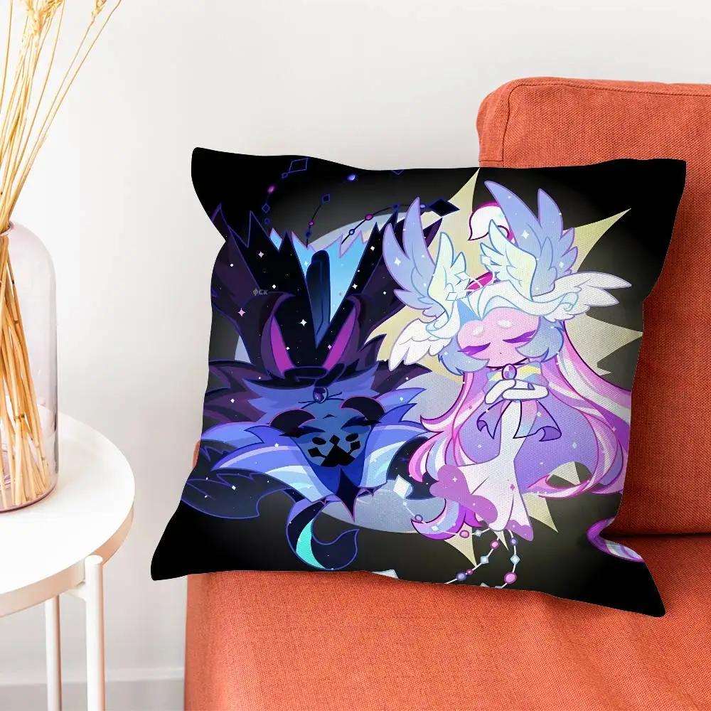 C-Cookie Run Kingdom Pillow Case Pillow Case Living Room Sofa Cushion Cover Suitable For Home Bedroom Room Decoration