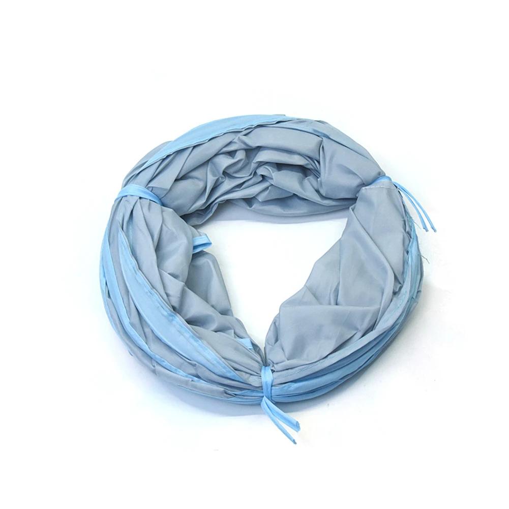 Foldable Cat Tube Interactive Tunnel Toy Scratch-Resistant Cat Tunnel Training Pet Supplies Portable Pet Tunnel with Peek Holes