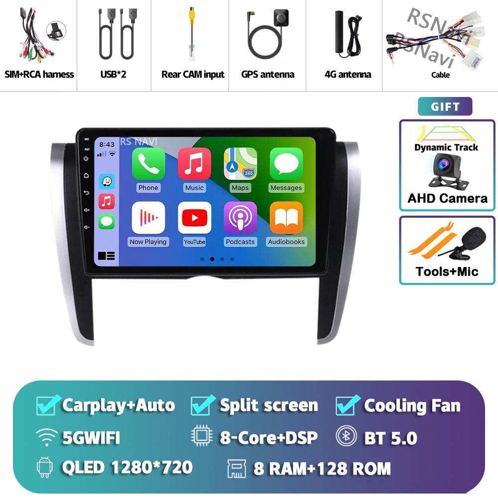 Android 14 Carplay Auto For Toyota Allion 2007 - 2020 Car Radio 4G+WIFI Player Multimedia Stereo Navigation Video GPS Head Unit