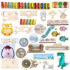DIY Montessori  Busy Board Material Accessories Rainbow Card Water Pipe Aid Early Education Learning Skill Toy Wooden Toys Gifts