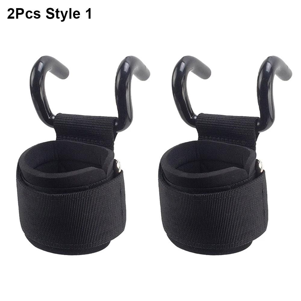 1/2Pcs Pull-Ups Hand-Bar Wrist Strap With Wrist Wraps Gym Fitness Hook New Power Lifting Gloves