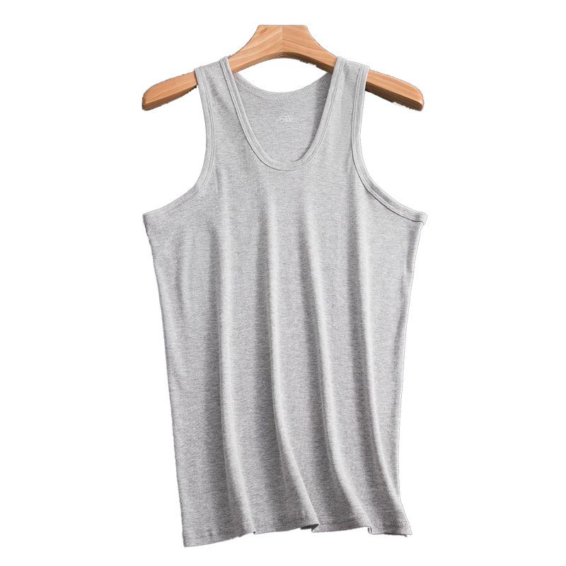 Men's Lightweight Breathable Cotton Y-Back Tank Top for Fitness and Sports