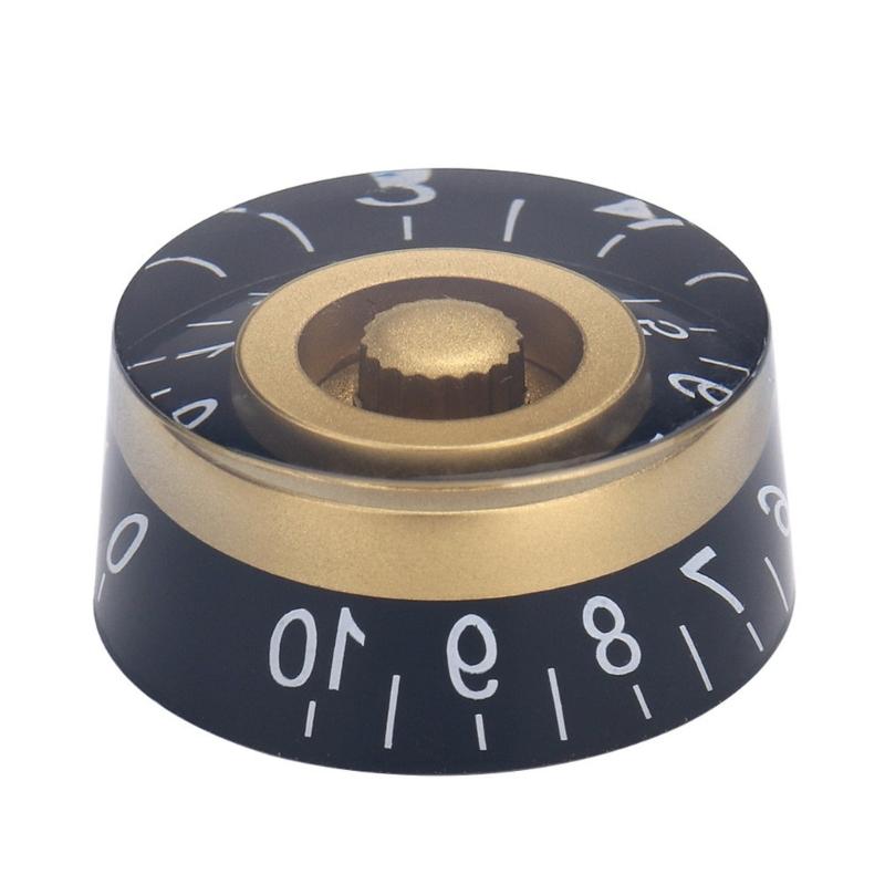 4Pcs Electric Guitar Volumes Tone Knob Potentiometer Caps Acrylic Speed Volumes Tone Control Knob Guitar Accessories