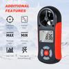 8 in 1 Handheld Digital Anemometer Wind Speed Wind Chill Temperature Humidity Heat Index Dew Point Barometric Pressure