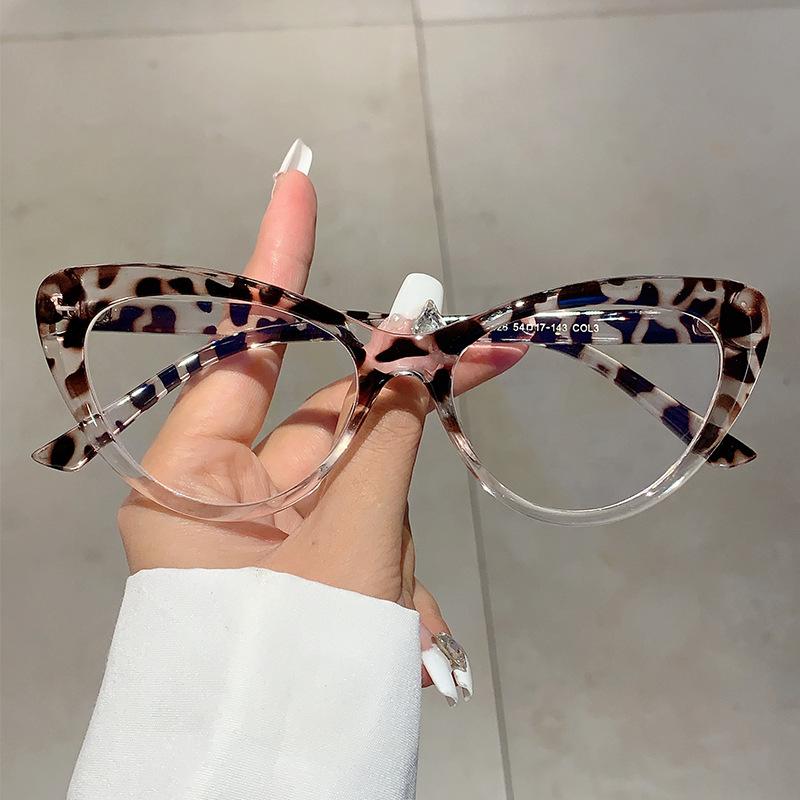 Vintage Anti Blue Light Optical Cat Eye Glasses Women Luxury Brand Designer Sexy Ladies Eyewear Myopia Prescription Frame