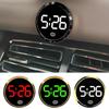 שעון פנימי זוהר לרכב, שעון חלופי לדשבורד הרכב, שעון דקורטיבי עמיד למים לרכב, שעון לרכב לדשבורד