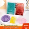Cadre à Sable Mouvant Transparent - Support Acrylique et Badge d'Anime Célébrité