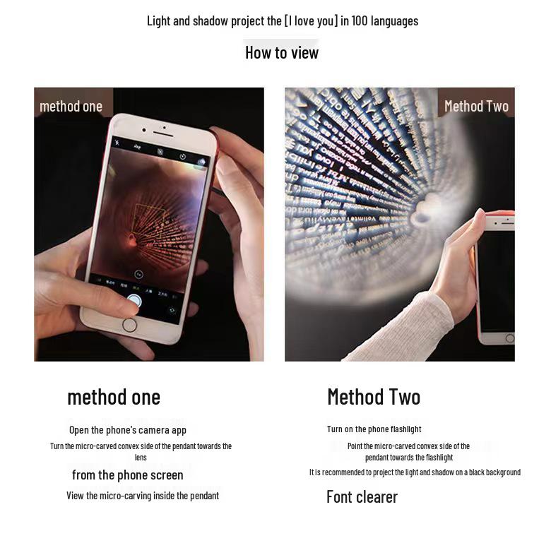 Projection Bracelet: Customizable Titanium Steel Love Memory with 100 Languages and Photo