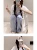 Colorful Polka Dot High Waist Wide Leg Pants for Women - Summer Ice Silk