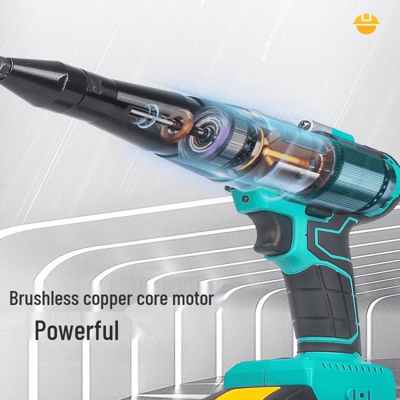 48V Cordless Electric Rivet Gun Kit CN plug (adapter included)
