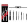 Metric Tap Set For Precise Threading Smooth Chip Removal Triple Heat Treatment Anti Slip Grip T-Handle For Professional Work