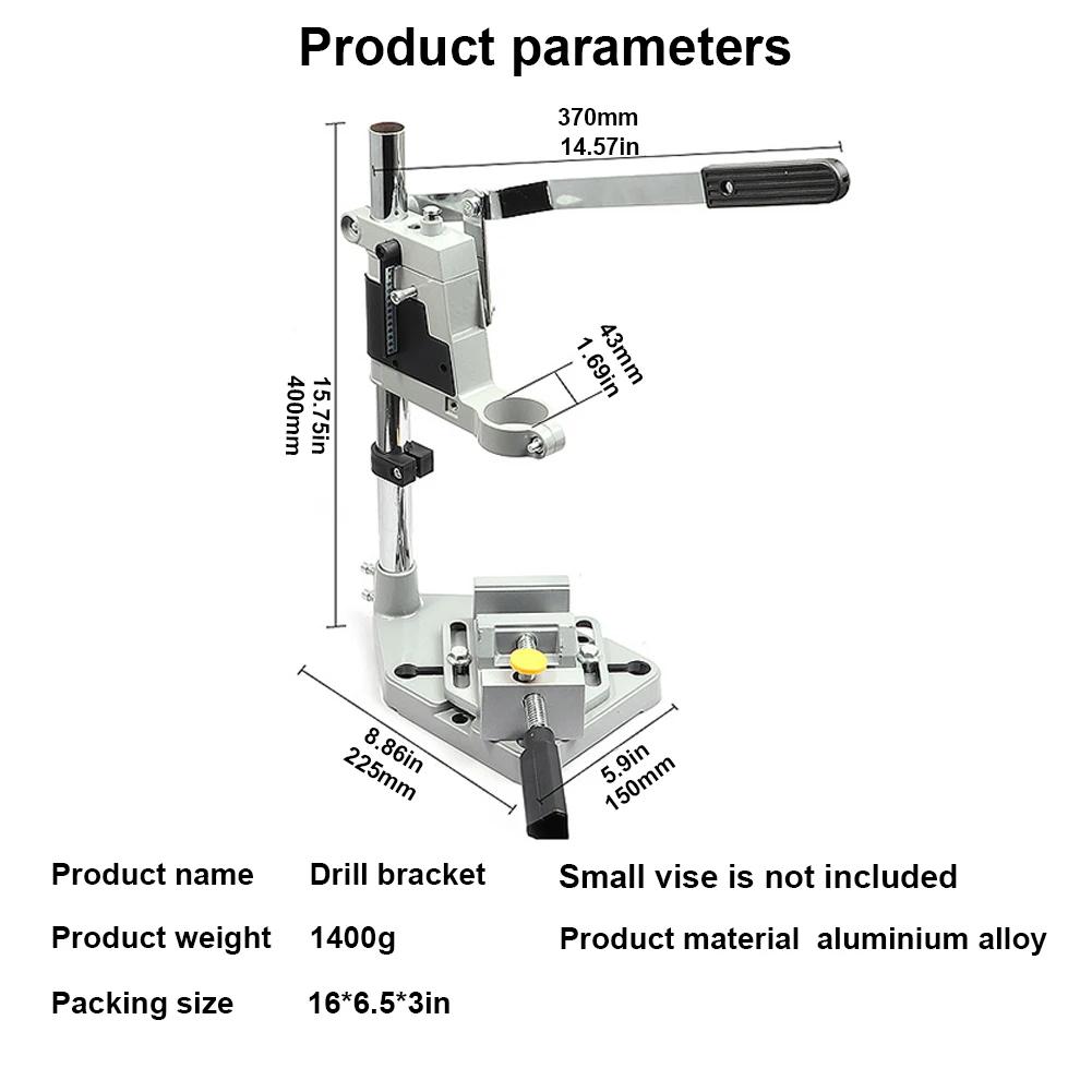 Multi-function Electric Drill Stand Vise Bracket Woodworking Bench Table Top Drill Table Bench Woodworking Grinder Accessories