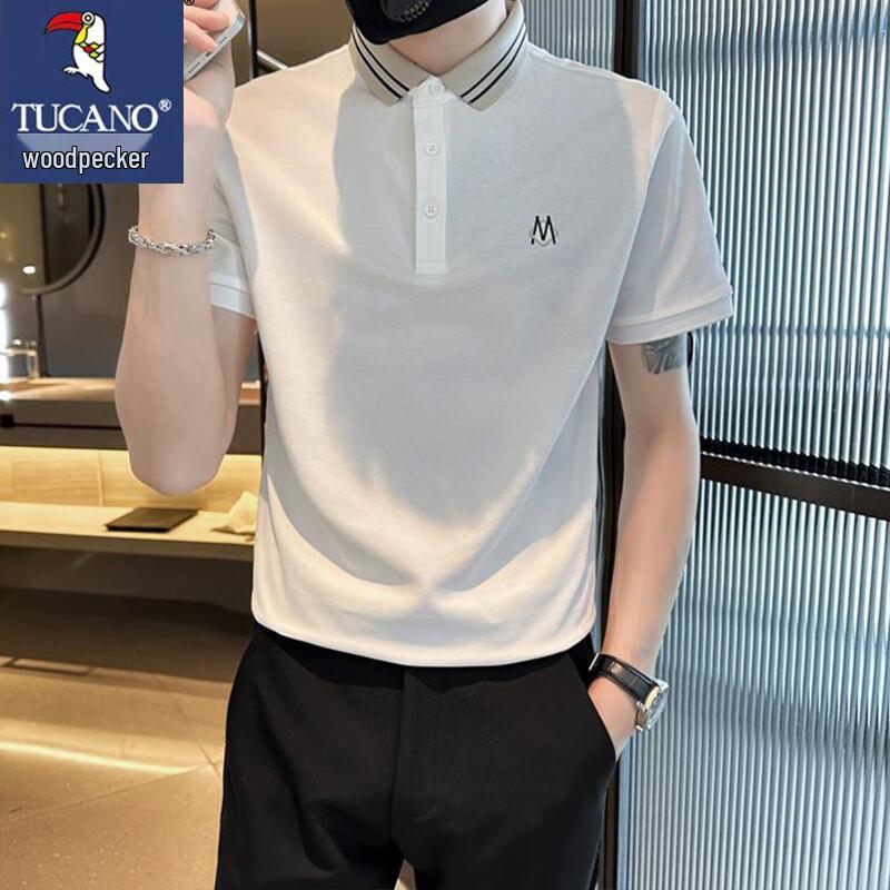TUCANO Men s Summer Slim Fit Polo T-Shirt 4XL
