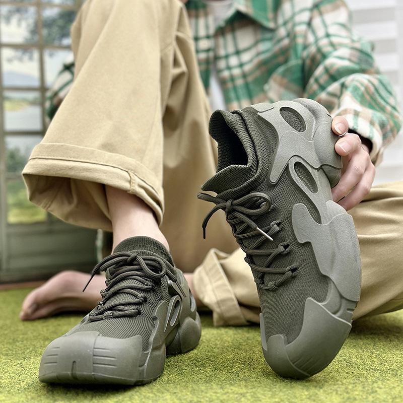 

Мужские летние сетчатые кроссовки Бренды Мужские легкие кроссовки Мужская высококачественная обувь Дышащая платформа Спортивная обувь Теннис 2024 44 зелёный