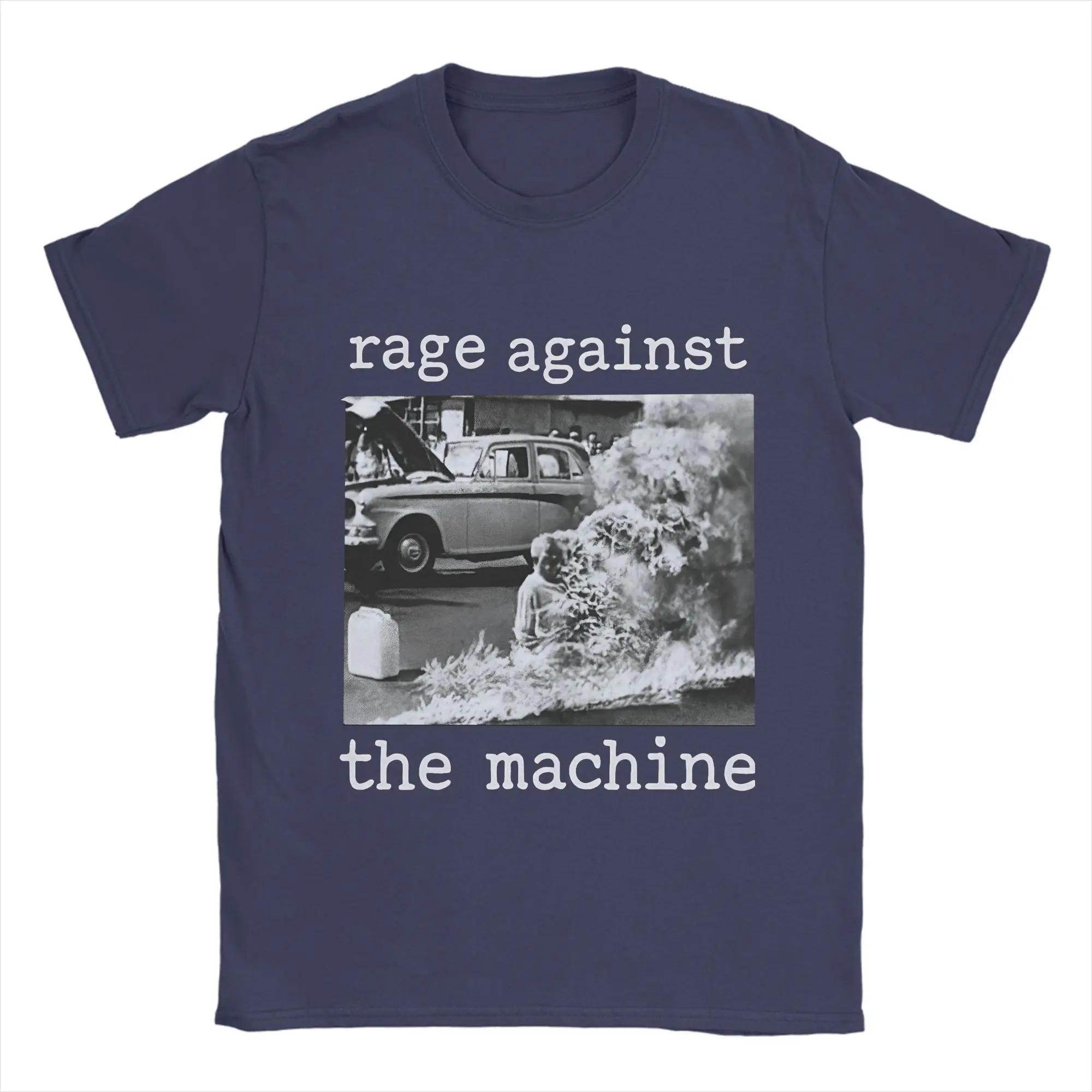 

2026 Літня Мода Трендова Футболка Чоловіки Жінки Rage Against The Machine Футболка Бавовняні Топи Новинка Коротка Рукава Круглий Виріз Футболка Ідея для Подарунка Футболка L