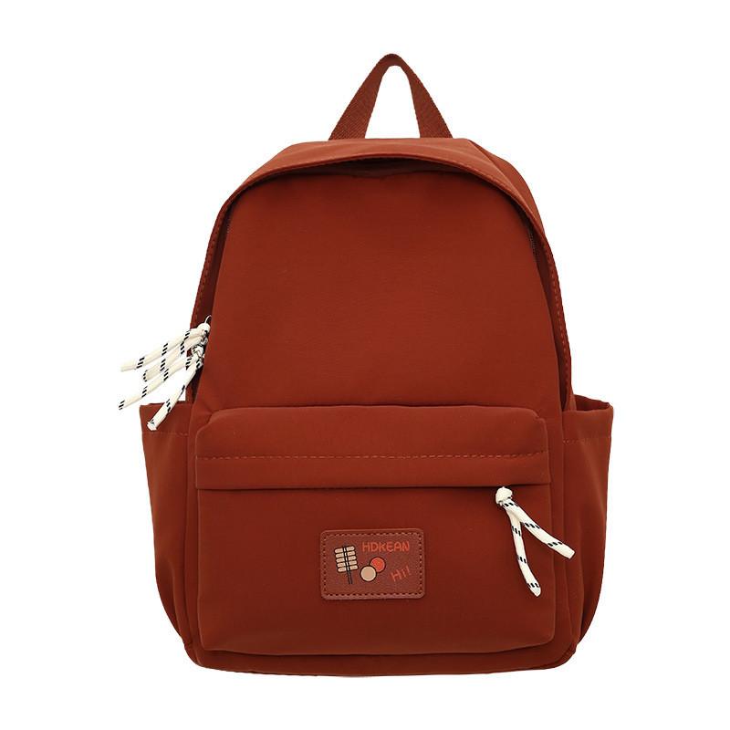 Practical Nylon College Backpack For Girls And Boys With Compact Design And Soft Straps