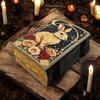 Bunny Rabbit Leather Grimoire Journal: Deckle Edge Paper Notebook