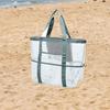 Beach Tote Foldable Mesh Bag for Women Men Vacation Essentials Travel