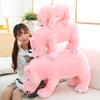 Children's Cartoon Rhinoceros Plush Hugging Pillow - Girls' Birthday Gift