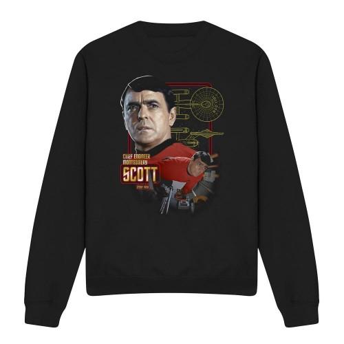 STAR TREK Unisex-Sweatshirt für Erwachsene, Chefingenieur Scott