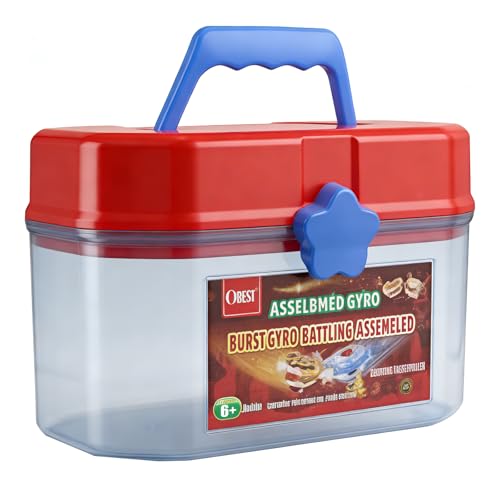 OBEST Портативный кейс для хранения игрушек Beyblade Burst, Коробка для хранения, Хранение гироскопов, Портативный ящик для хранения гироскопов и пусковых устройств, Детский ящик для хранения