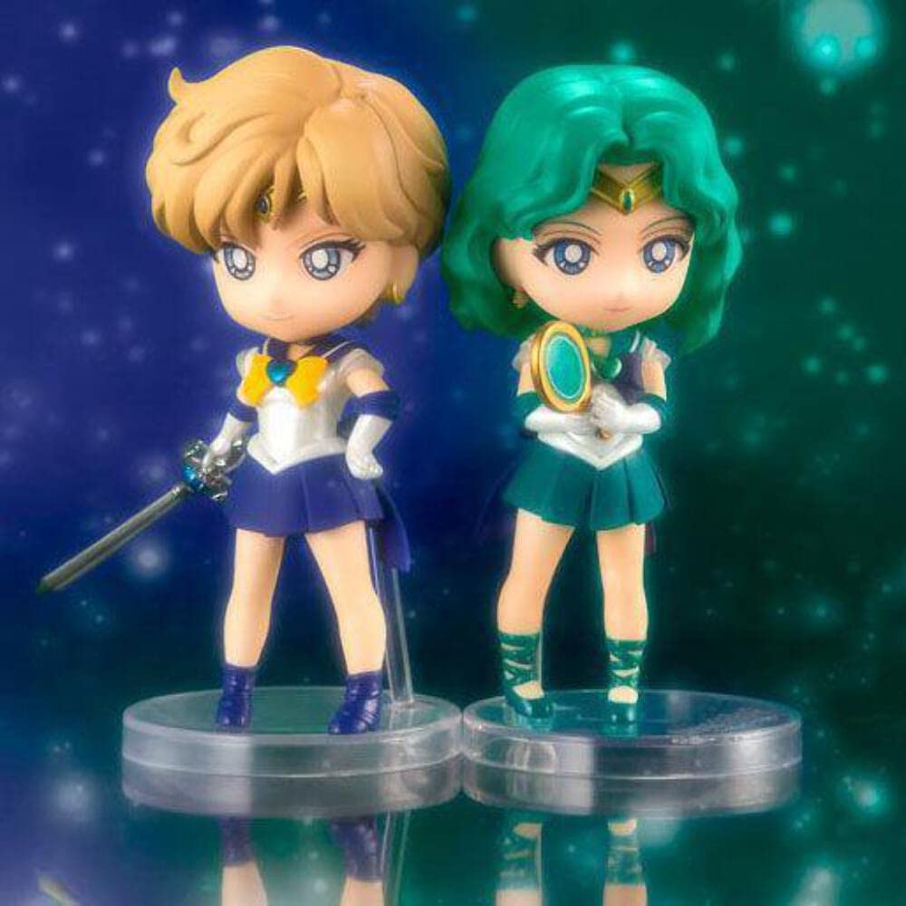 TAMASHII NATIONS Figuarts mini Sailor Moon Super Sailor Neptune 90mm painted movable figure BAS60991 -Eternal edition- Approx. PVC&ABS