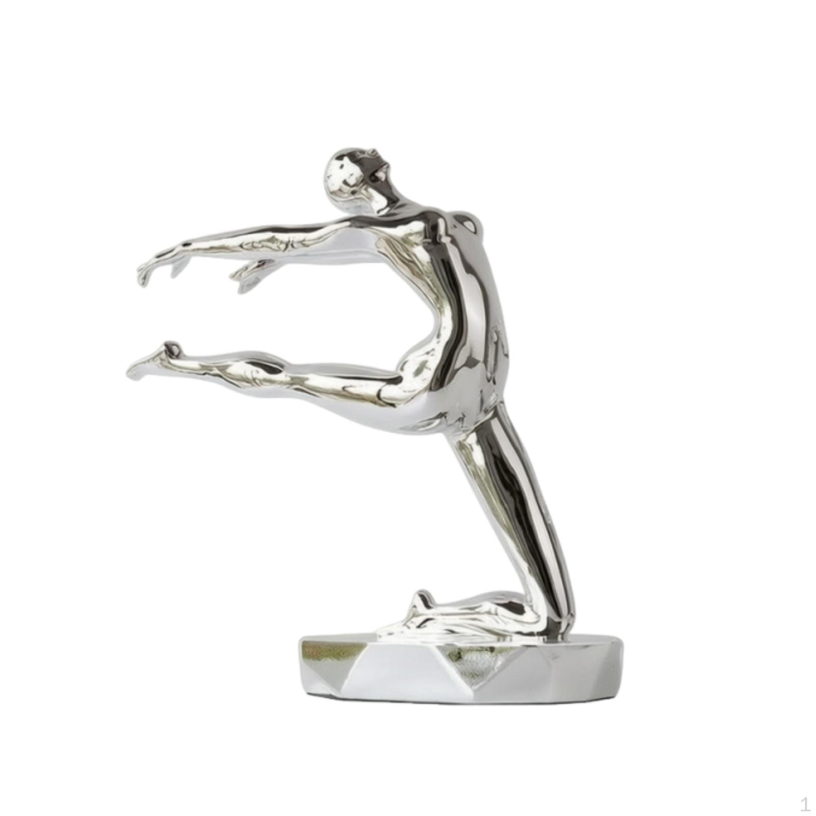Abstract Dancer Sculpture Minimalist Tabletop Ornament