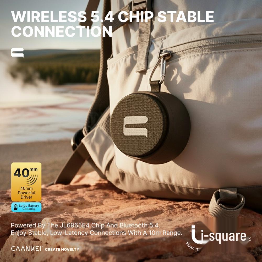 2025 High-Quality Wireless Magnetic Phone Holder & Mini Speaker Car Mount