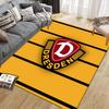 SG Dynamo Dresden Logo Flanell Bedruckter Teppich, Dekoration für Sofa zu Hause im Wohnzimmer & Schlafzimmer, Rutschfeste Spiel-Flanell-Bodenmatte für Spielzimmer