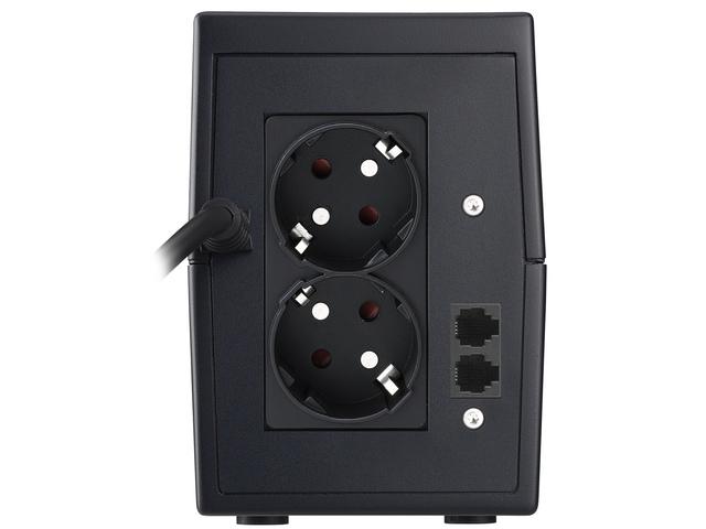 PowerWalker VI 850 SHL Schuko Uninterruptible Power Supply (UPS) Line-Interactive 0.85 kVA 480 W 2 AC Outlet(s)