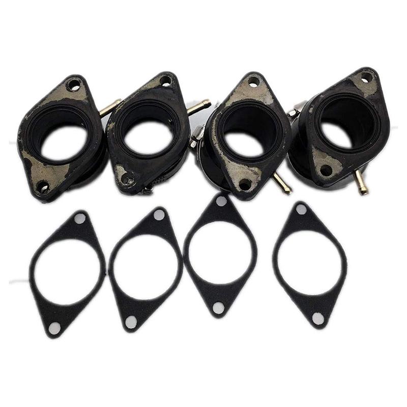 4PCS Intake Tube Boot Replacement for XJ650 XJ750 1981-1983 Replacement for 5G2-13586-02-00 5G2-13596-01-00