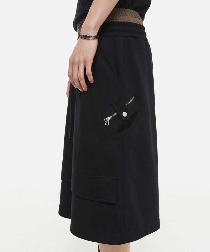 DNSR Double Waist Modular Bermuda Sweatpants
