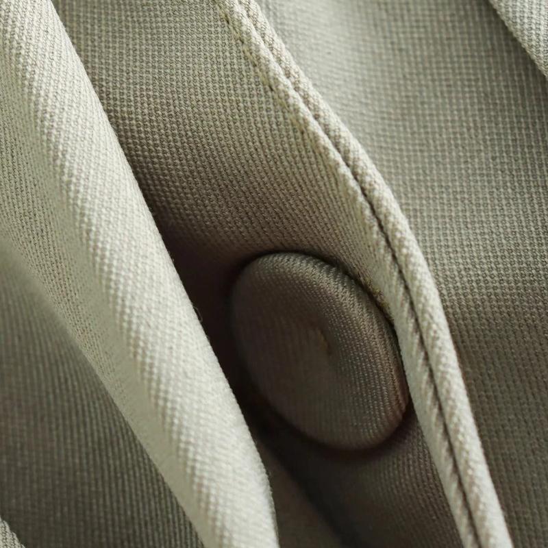 Primăvară, vară, ocazional, costume solide pentru femei, îmbrăcăminte de stradă, buzunare, guler răsturnat, jachete scurte + pantaloni șic cu picioare largi