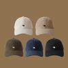 Summer versatile polar bear embroidered baseball cap with large brim for a small face, unisex duckbill cap for both men and wome