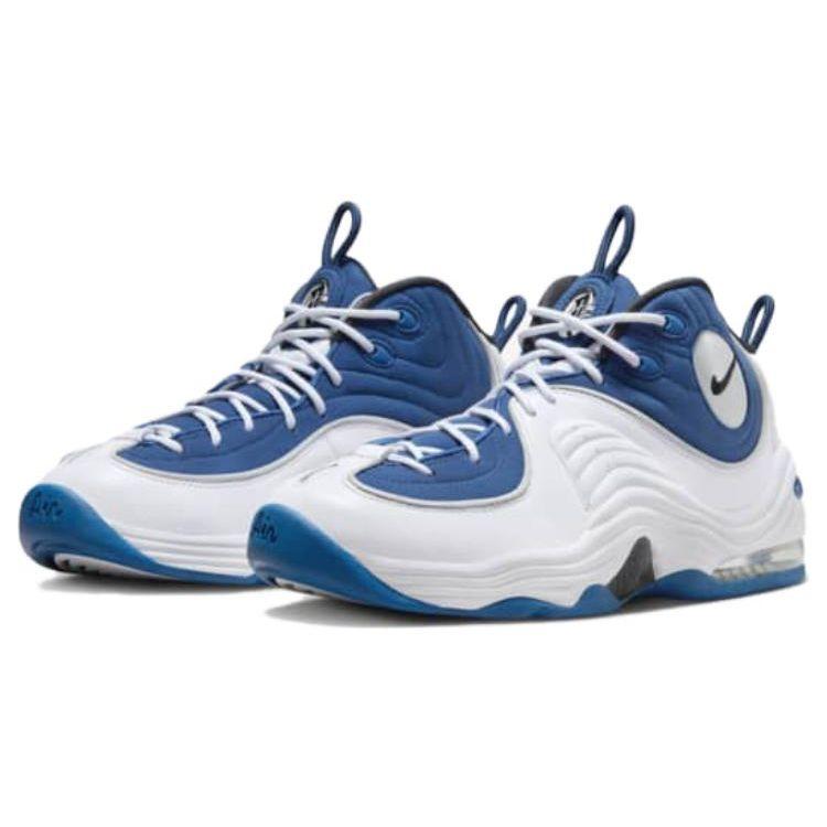 Nike Zapatillas Unisex Air Penny 2 QS Azul Atlántico 2023 Blanco Negro Plata Metálico FN4438-400