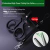 Compact Foldable Stainless Steel Fishing Scissors: Multi-functional for PE Line, Lead Sheet, and Line Ends