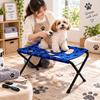 Foldable Pet Grooming Table Non-Slip Pet Grooming Hammock Mesh Grooming Platform  Pet Washing