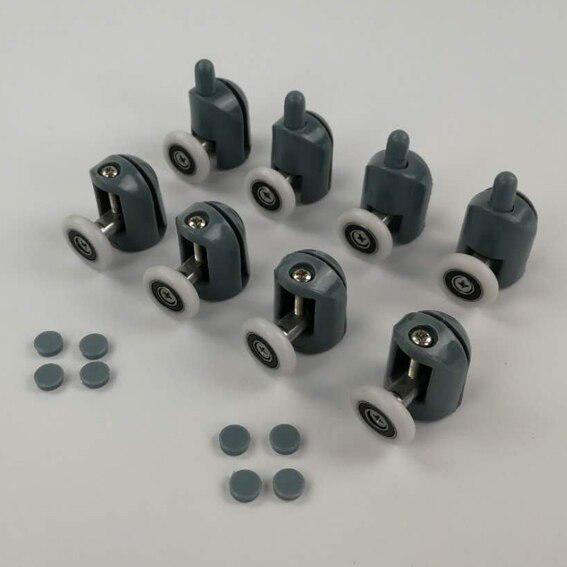 8pcs/set Shower Rooms Cabins Pulley Shower Room Roller /Runners/0Wheels/Pulley