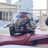 Motorcycle Helmet Full Helmet Can Be Equipped with Bluetooth Headset Men's Four-season Electric Bicycle Riding Helmet