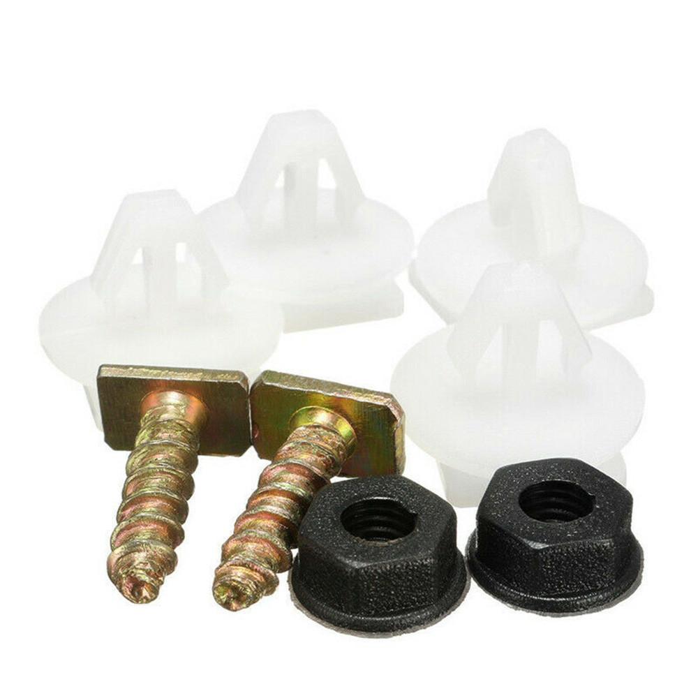 Fästklämmor för frontpanel Metall Plast Skruvset Hjul