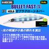 DUEL Hardcore Bullet Fast 140mm Zebra Glow Silver Long Casting Lure for Bluefish and Spanish Mackerel (S)