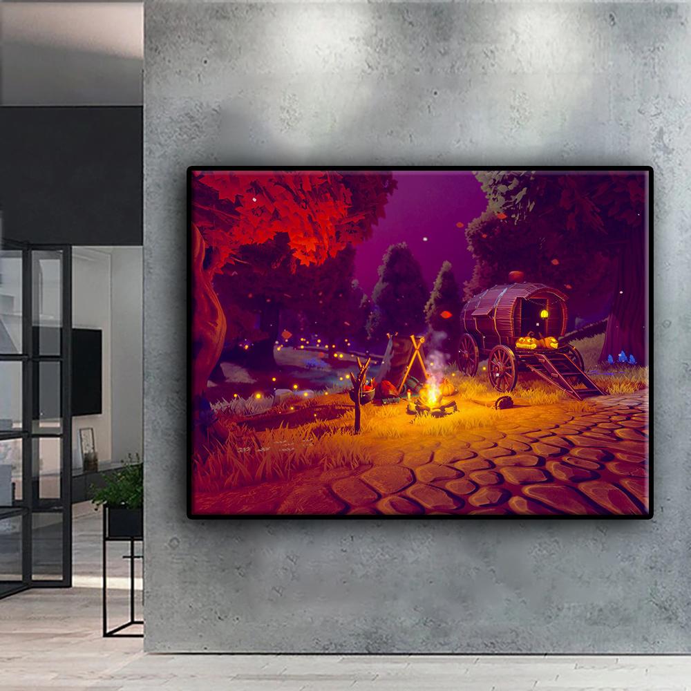 Pittura Diamante 5D Halloween Paesaggio Zucca Spaventosa Fai da Te Ricamo Diamante Strass Decorazione Casa