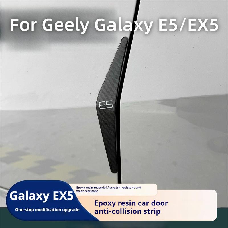 For Geely Galaxy E5 EX5 Car Door Anti Collision Epoxy Strip Door Rearview Mirror Anti Scratch Decorative Protective Strip