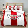 3PCS Football Athletic  Bedding set,Ideal for1pc Duvet Cover And 2pcs Pillowcases Perfect for Christmas gift,Ideal for Bedroom, Dormitory