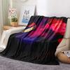 Gengar  Print Flannel Blanket, High Quality Comfortable for All Seasons, Home Decor, Warmth and Comfort
